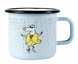 Moomin Enamel Mug Make It Rain Makia Adventures of Moominpappa 3,7 dl - $34.30