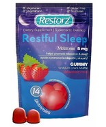 NEW (1) 14ct Restful Sleep Melatonin Gummies 5mg RESULTS GUARANTEED EXP.... - £0.77 GBP