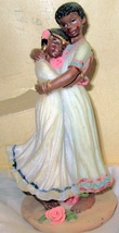 African Prince &amp; Princess Ceramic Ebony Figurine by: Shiah Yih  - $5.00