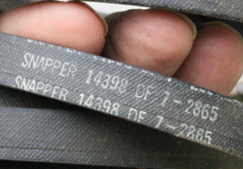 Genuine OEM Snapper Disc Drive Tractor Mower V Belt 14398 superseded to 7014398 - $24.47