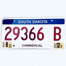 2001 United States South Dakota Commercial Truck License Plate 29366 B - $225.96 MXN