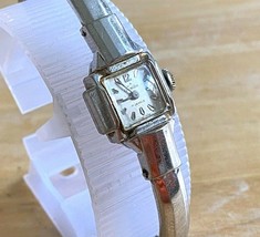 VTG Tradition Lady 10k RGP 1/20 GF Cuff Bangle Hand-Wind Mechanical Watch Hours - £25.03 GBP