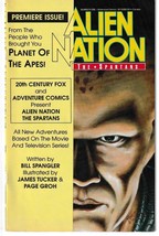 ALIEN NATION THE SPARTANS #1 YELLOW OVERLAY COVER (ADVENTURE 1990) - £1.82 GBP