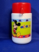 6.5&quot; Vintage Blue/Green/Red M/Star Disney Mickey Mouse No Lid  Thermos  - £5.38 GBP