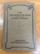 1922 The New World of Islam by Lothrop Stoddard Antique Hardcover &amp; Fold-out Map - £40.02 GBP