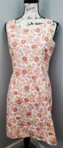 Charter Club Tank Dress Womens Size 10 White Pink Floral Wide Straps Bac... - £20.98 GBP