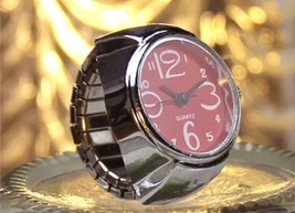Ring Watch for Women and Men Analog Quartz Watch Arabic Numerals Dial El... - $13.49