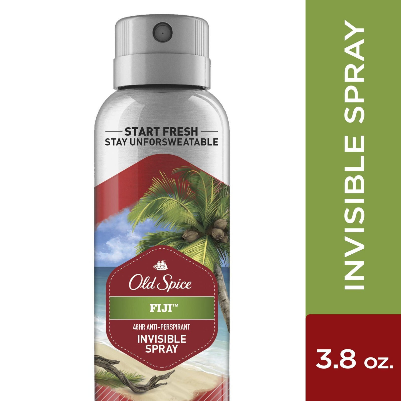 Old Spice Invisible Spray Antiperspirant Deodorant for Men, Fiji, 3.8 oz - $29.99