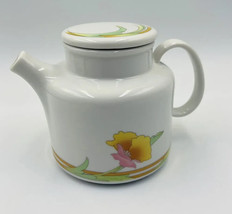 Vintage Porcelain Creamer &amp; Lid Floral Yellow &quot;The Toscany Collection&quot; Japan - £13.58 GBP