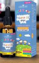 VITAMIN D3 DROPS For Infant Childrens Immune Health Natures Aid Sugar Free - $14.63