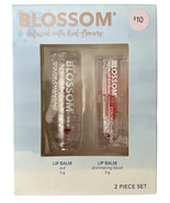 Blossom 2 Piece Set Color-Changing Crystal &amp; Shimmering Lip Balm  - £6.18 GBP