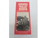 Seashore Trolley Museum Kennebunkport Maine Travel Brochure - $35.63
