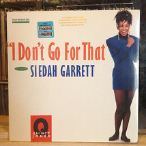 [SOUL/FUNK]~NM 12~SIEDAH Garrett~Quincy Jones~I Don&#39;t Go For That~[x6 Mixes]~ - £5.56 GBP