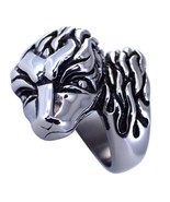 Large Wolf Ring Mens Stainless Steel Wolverine Band Sizes 8-15 Costume J... - £6.40 GBP