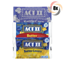 8x Bags Act II Variety Flavor Microwave Popcorn | 2.75oz | Mix &amp; Match F... - £13.96 GBP