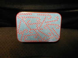 Christmas Gift Card Holder Tin : Candy Canes  4&quot; X 2 3/4&quot; by Lindy Bowman - $5.89