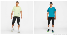 Nike Dri-FIT Rise 365 Short-Sleeve Trail Running Shirt CZ9050 Men&#39;s Top  - $23.99