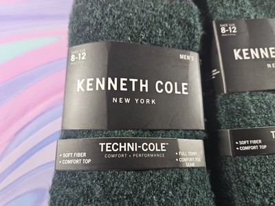 Lot of 3 Kenneth Cole Techni-Cole Men's Socks, Sizes 8-12 Green Gables Color NWT Item image 4