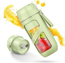 Portable Blender, 10-Blade, Vacuum Seal, Type-C Rechargeable, 13oz, Oliv... - $39.59