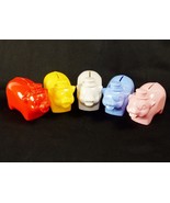 Pig Coin Saving Banks, Set of FIVE ~ Child&#39;s Colorful Change Keepers ~ #... - $12.95