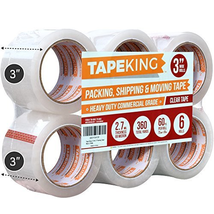 Clear Packing Tape 3 Inch Wide (2.7Mil Thick) - 60 Yards per Refill Roll (Pack o - £30.47 GBP