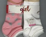 Seven (1) Gold Toe Socks ~ Large ~ Shoe Size 4-10 ~ Flat Knit Liner ~ Pi... - $18.70