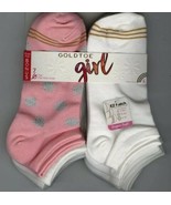 Seven (1) Gold Toe Socks ~ Large ~ Shoe Size 4-10 ~ Flat Knit Liner ~ Pi... - $25.57 CAD