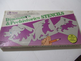 Dinosaurs and Prehistoric Stencils T-253 by Trend 1986 - £10.38 GBP