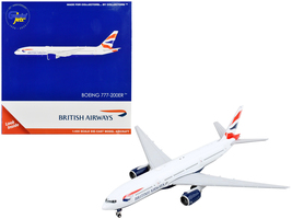 Boeing 777-200ER Commercial Aircraft &quot;British Airways&quot; White with Tail Stripes 1 - £61.38 GBP