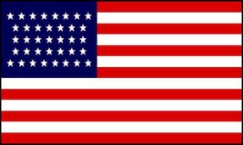 American Flag 37 Stars (1867-1877) - 3x5 Ft - £16.23 GBP