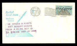 FDC Postal History NASA Rocket Fired Wallops Island 18 Arcas Hasps Met Series - £7.89 GBP