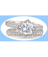 Ring This Is Love CZ Engagement Ring and Band Set -Size 8- NEW Boxed ~Gr... - $27.09 CAD