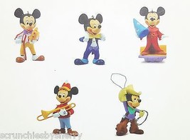 Disney Store Mickey Mouse Club Ornament 5 Set Gift Boxed Retired New - £199.54 GBP