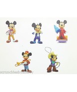 Disney Store Mickey Mouse Club Ornament 5 Set Gift Boxed Retired New - £197.34 GBP