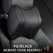 Vrumies Car Neck Headrest Pillow Rest Head Support Cushion Car Breathable Memory - £39.12 GBP