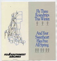 Southwest Airlines Fly Three This Winter &amp; Sweetheart Flies Free All Spr... - £14.79 GBP