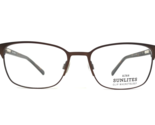 Altair Sunlites Brille Rahmen SL4023 200 MATTE BROWN Rechteckig 53-18-145 - $46.25