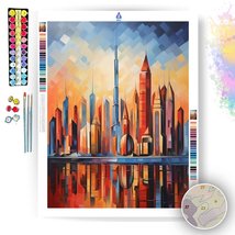 Dubai Skyline - Paint by Numbers - £23.84 GBP+