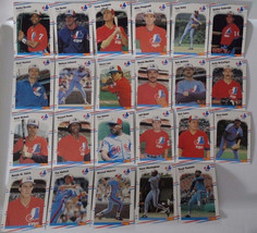 1988 Fleer Montreal Expos Team Set Of 23 Baseball Cards - $1.50