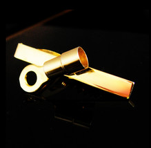 Electrician Tie clip Electrical Wire Connector gold tie bar Vintage Indu... - £59.94 GBP