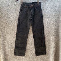 Wrangler Boys Jeans 13MWZBBK Size 10 Slim Black Western Rodeo - $10.80