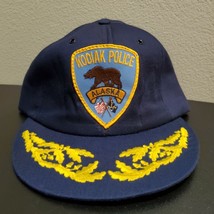 Vintage 90s Kodiak Police Alaska Pro Style Foam Padded Snapback Hat Sz M... - £54.95 GBP