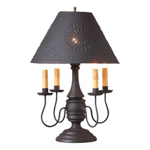 Jamestown Lamp in Hartford Black with Shade - £332.10 GBP