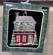 Our First Home Christmas Ornament 3&quot; x 3&quot; Hobby Lobby Metal NIB 272J - £8.27 GBP