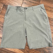 Volcom Men&#39;s Frickin Surf N&#39; Turf Static Hybrid Shorts 38 Gun Metal Gray... - $19.41