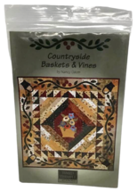 Countryside Baskets Vines Quilt Pattern Timid Thimble Nancy Odom Appliqu... - $8.42