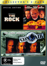 The Rock / Con Air DVD | Nicolas Cage | Region 4 - £9.37 GBP