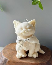 Whimsical Cat Sculpture Candle - Handmade Soy Wax Gift for Cat Lovers - $51.01