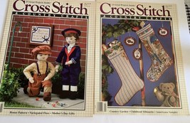 Cross stitch &amp; Country Crafts Magazines 1988 - £5.98 GBP