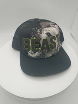 BEAST Roaring Bear Graphic ￼Black Adjustable Youth Snapback - $6.32